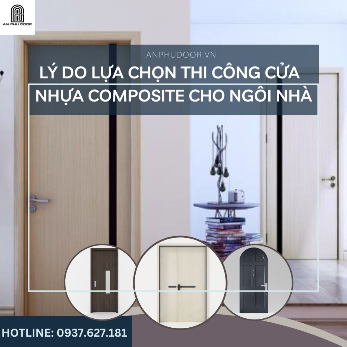 An Phú Door - Cửa nhựa Composite giá rẻ đảm bảo chất lượng