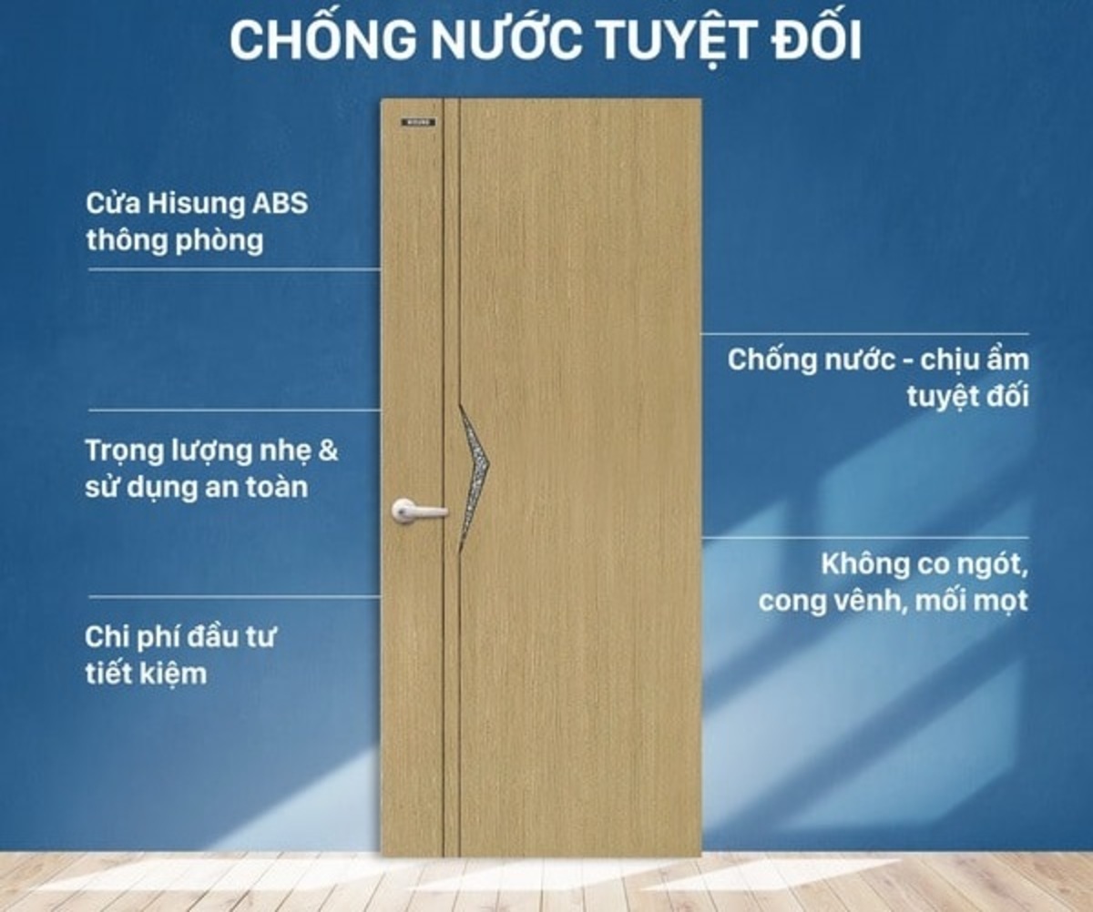 Ưu điểm của cửa nhựa ABS