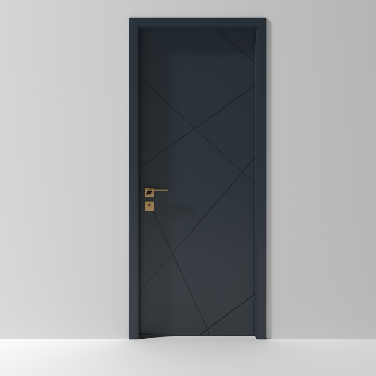 Mẫu cửa nhựa Composite An Phú Door - Mẫu 1