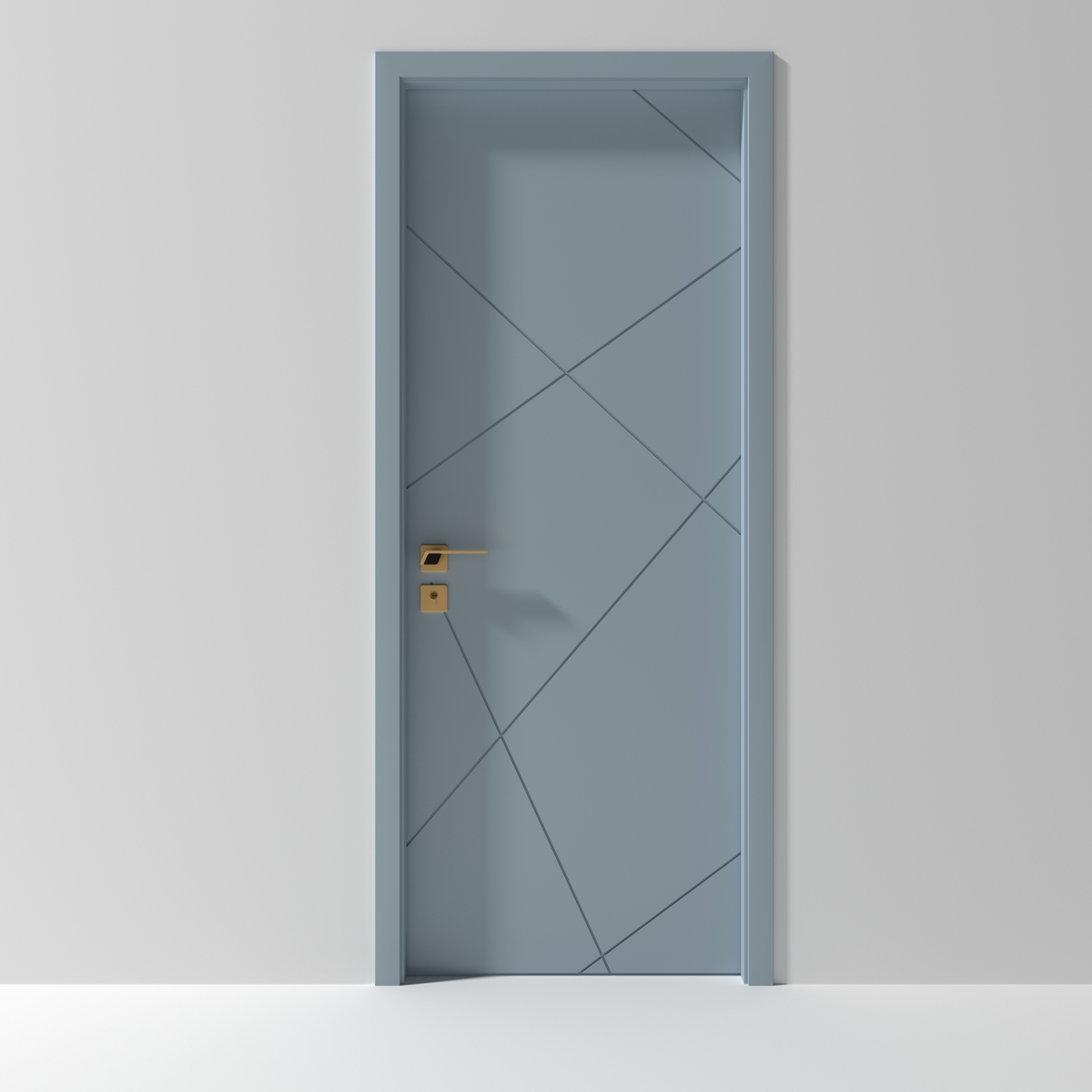 Mẫu cửa nhựa Composite An Phú Door - Mẫu 2